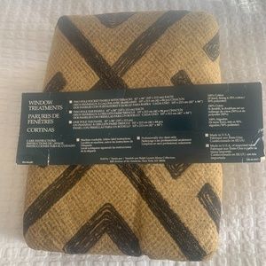 2 Pairs - Ralph Lauren Vintage Safari Nairobi Lined Draperies. 84".